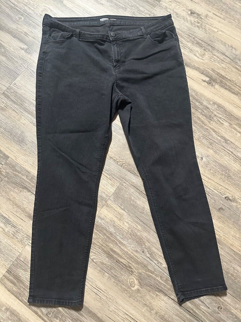 Old Navy Wow Mid-rise Super Skinny Jeans Black Jack Womens Size 18
